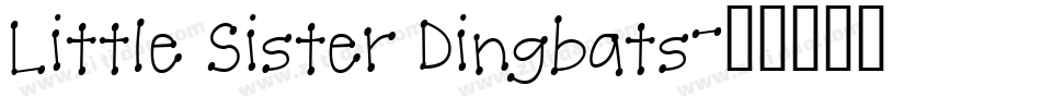 Little Sister Dingbats字体转换